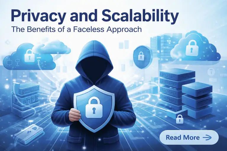 Privacy and Scalability The Benefits of a Faceless Approach
