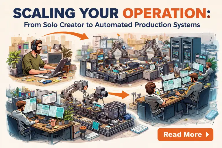 Scaling Your Operation From Solo Creator to Automated Production Systems