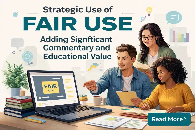 Strategic Use of Fair Use Adding Significant Commentary and Educational Value