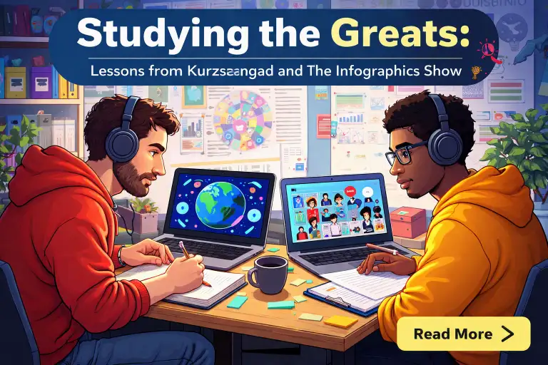 Studying the Greats Lessons from Kurzgesagt and The Infographics Show