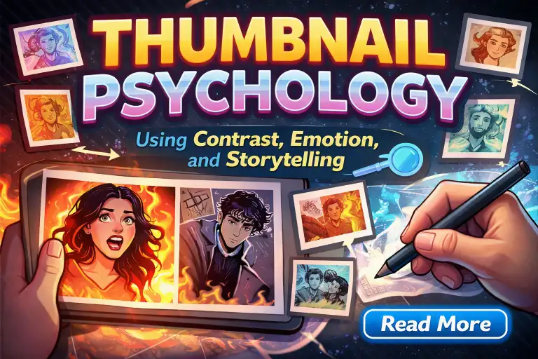 Thumbnail Psychology Using Contrast, Emotion, and Storytelling